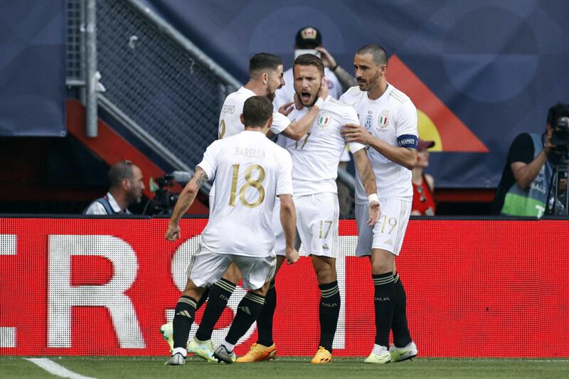 Immobile gol Spagna Italia