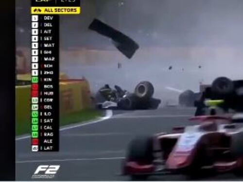 La Formula 2 piange Hubert: morto in un grave incidente a Spa