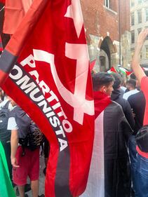 Milano, in piazza l'odio rosso contro Israele e il governo 5