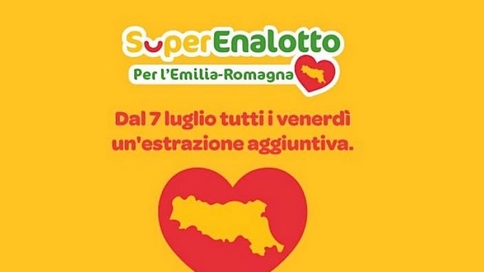 SuperEnalotto, da venerdì l'estrazione aggiuntiva a sostegno dell'Emilia Romagna