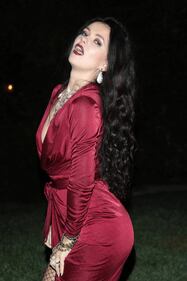 Natasha Blasick sexy al compleanno di Patti Negri 1