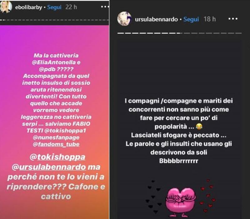 Post di Barbara Eboli e Ursula Bennardo