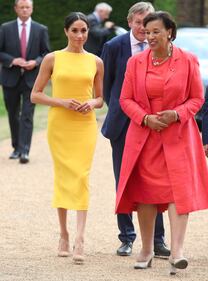 Meghan Markle chic in giallo, foto 1