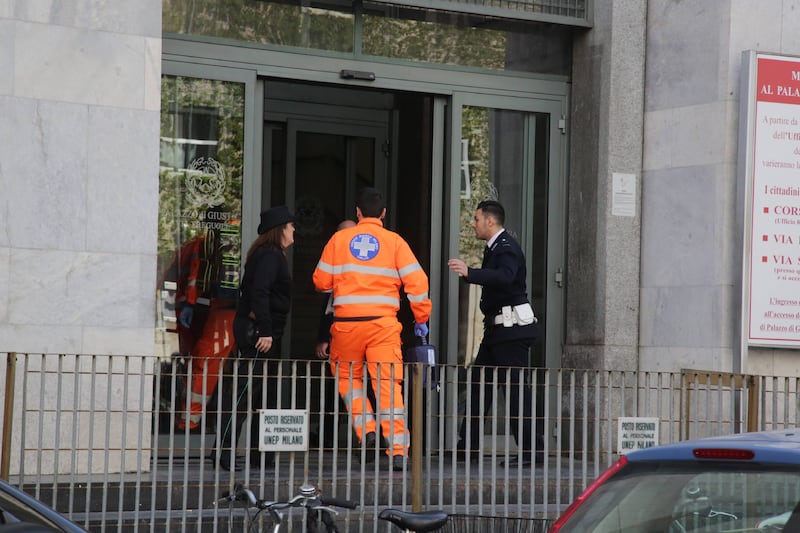 Milano, sparatoria al tribunale 6