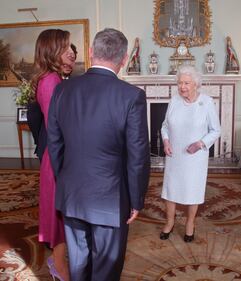 La Regina Elisabetta e l'incontro con il re Abdullah II  4