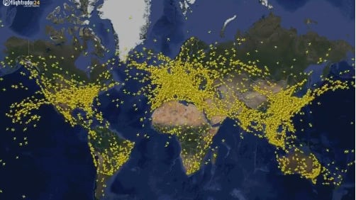 Più di 200mila voli in 24 ore: il giorno record dell'aeronautica mondiale