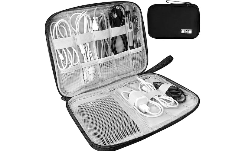 Borsa organizer per accessori elettronici