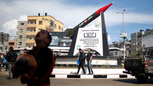 Inaugurato a Gaza City il monumento al razzo "m75" 4