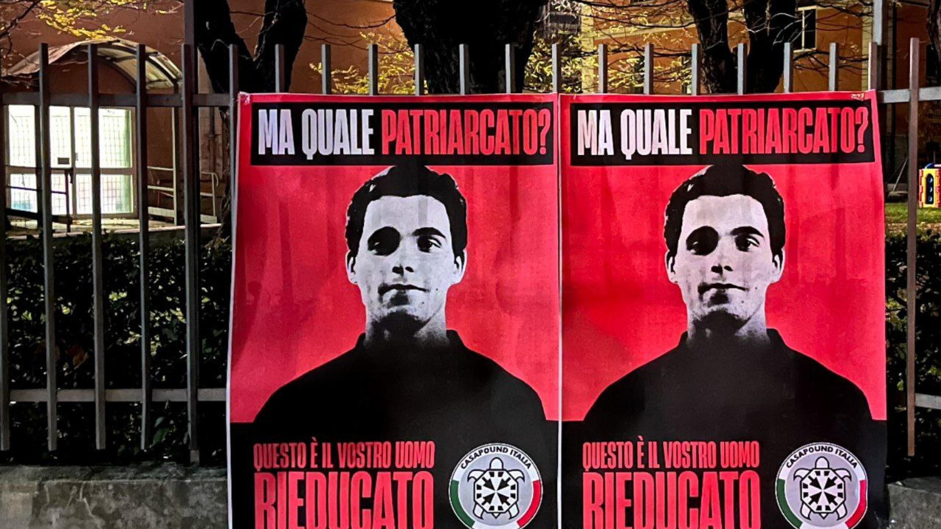 "È il vostro uomo rieducato". Il manifesto di Casa Pound su Turetta