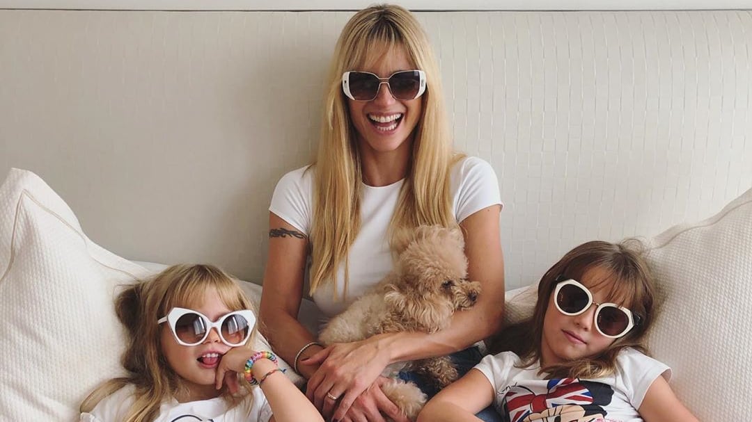 Le figlie di Michelle Hunziker copiano il nuovo look della mamma