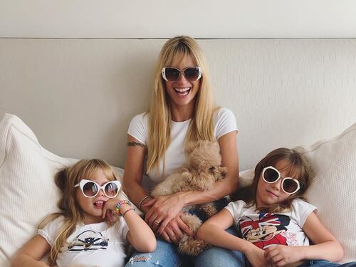Le figlie di Michelle Hunziker copiano il nuovo look della mamma