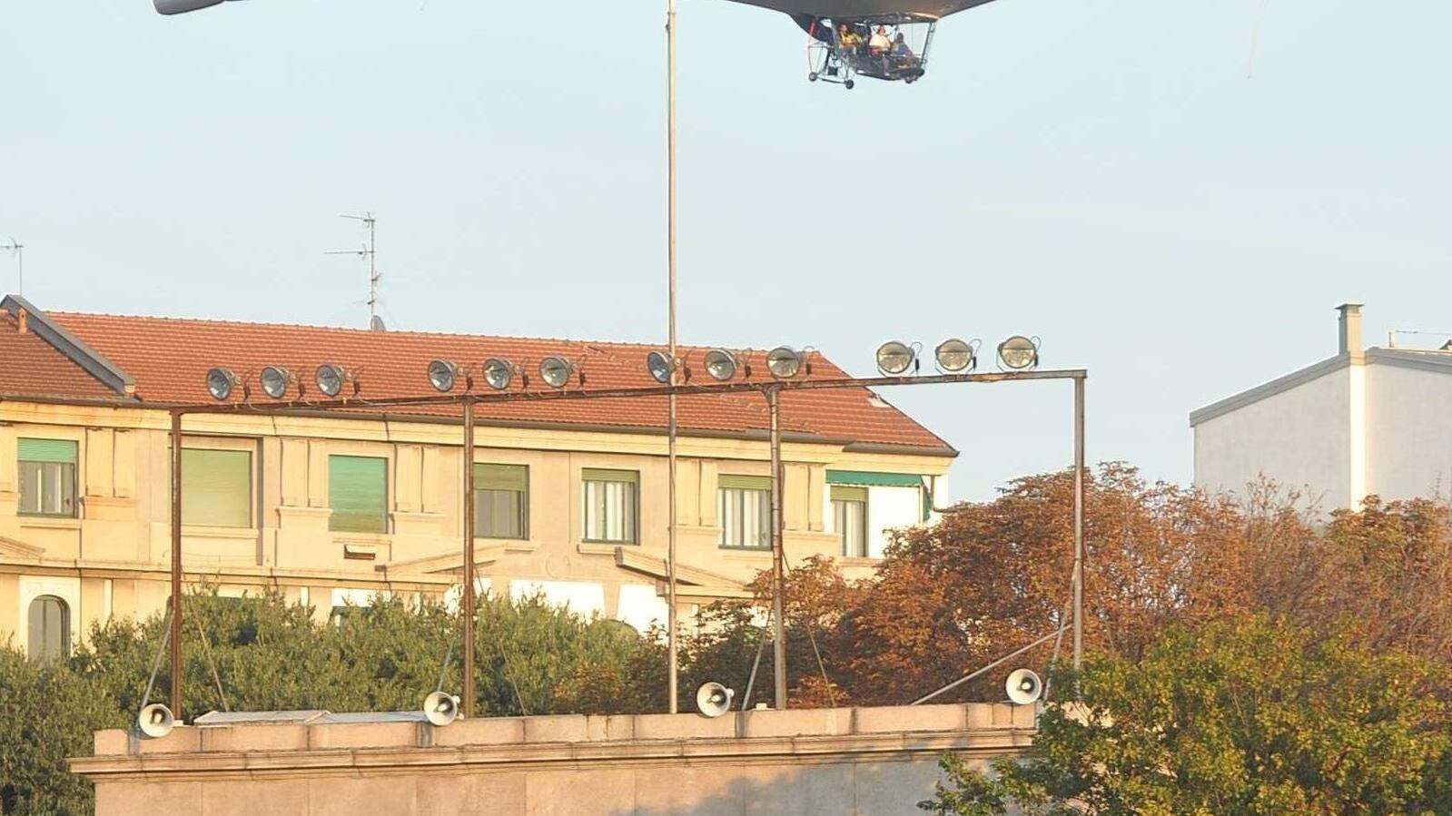 «Io, tranquillo sul dirigibile impazzito»