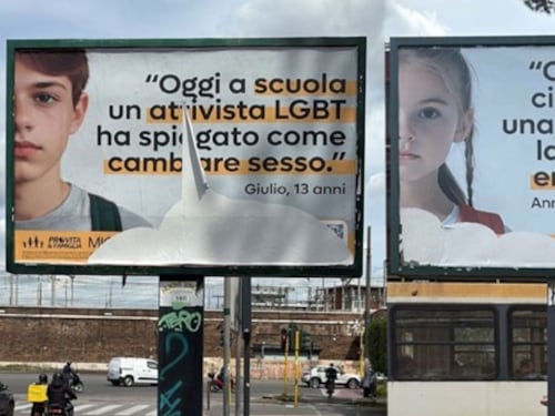 "Così Gualtieri censura i nostri manifesti sul gender a scuola"