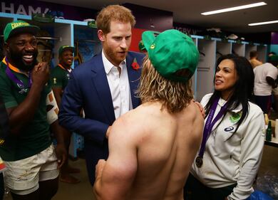 Il Principe Harry al Rugby World Cup  4