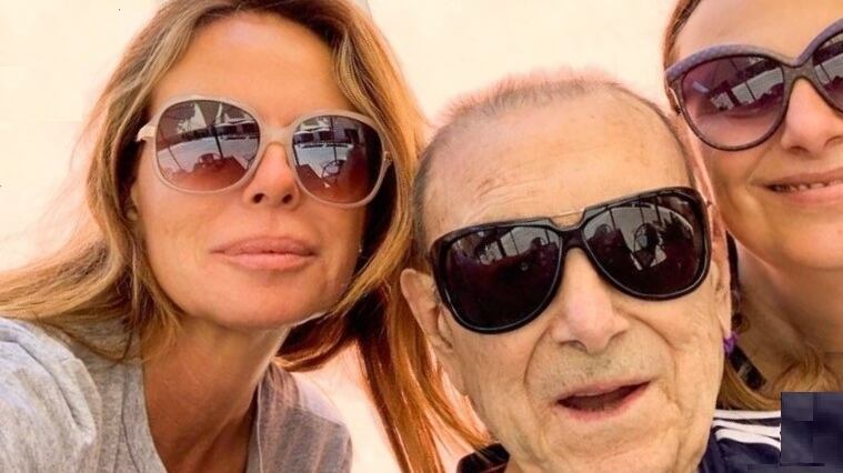 Il commovente addio di Paola Perego al padre