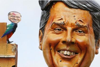 Carnevale di Viareggio, Renzi il soggetto preferito 3
