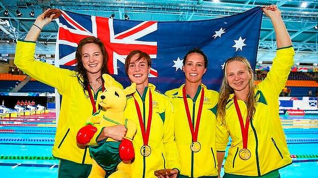 Nuoto: A Glasgow crolla il record mondiale femminile dei 4x100 stile libero