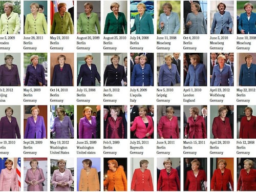 Tutte le giacche di frau Merkel