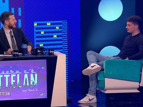 Filippo Tortu, a "Stasera c'è Cattelan" sfida la metropolitana, ma è lui il più veloce