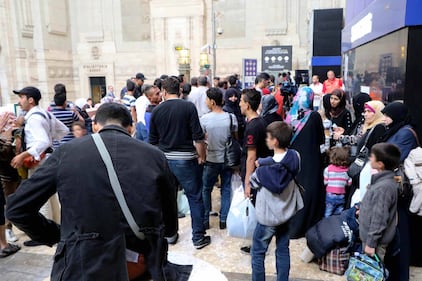 Il presidio sanitario ​in stazione a Milano 8