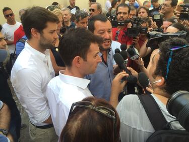 Moschea di via Cavalcanti, il presidio della Lega 14