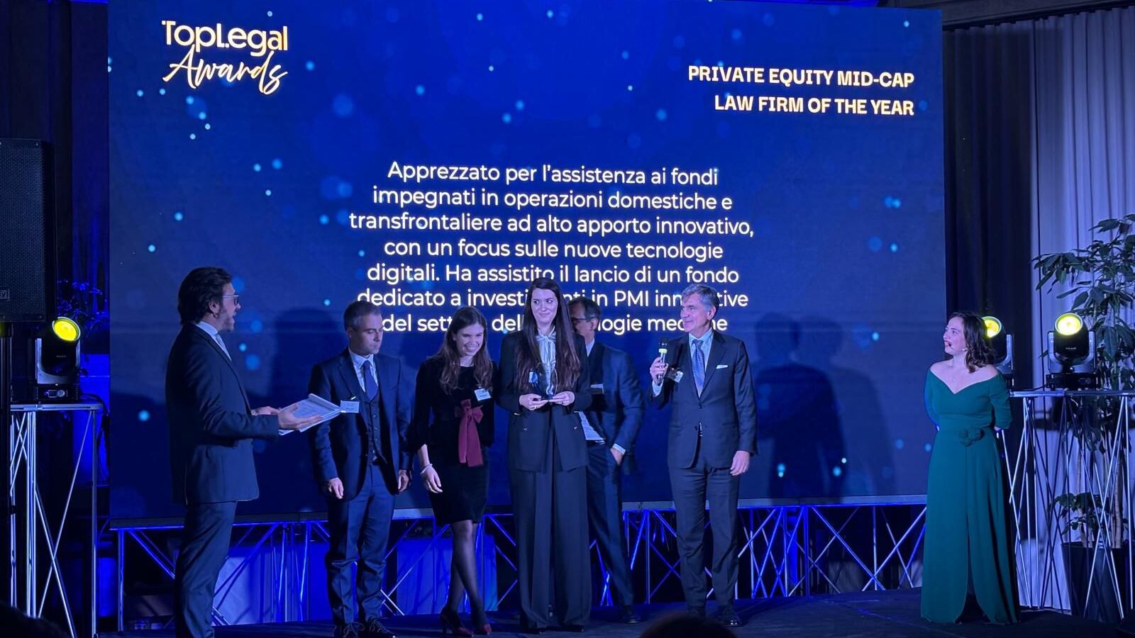 Alma LED premiata come “Private Equity Mid-Cap Law Firm of the Year” ai TopLegal Awards 2025