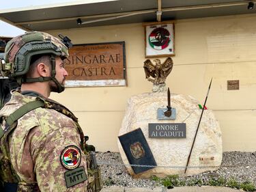 Dentro la base italiana ad Erbil 1