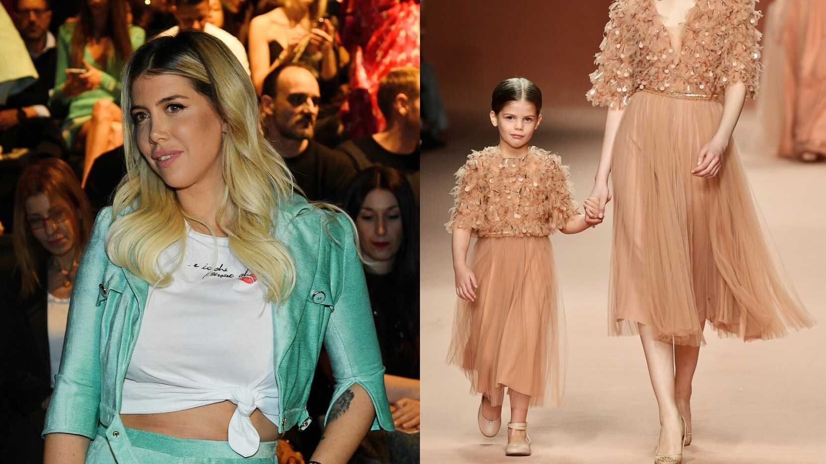 La figlia di Wanda Nara debutta alla Fashion Week a soli 5 anni