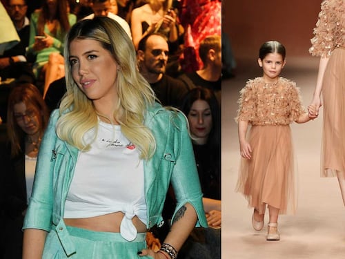La figlia di Wanda Nara debutta alla Fashion Week a soli 5 anni