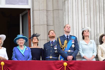 Meghan Markle e Kate Middleton al centenario del Raf 10