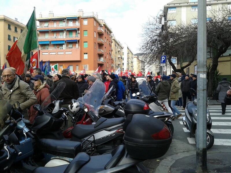 Genova, la manifestazione dell'Anpi contro l'ultradestra europea 6