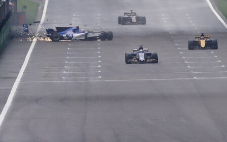F1, l'incidente di Antonio Giovinazzi 1