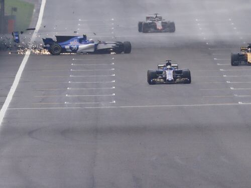 F1, l'incidente di Antonio Giovinazzi
