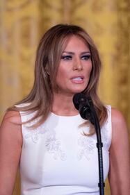 Trump e la first Lady Melania alla Celebration of Military Mothers alla Casa Bianca 8