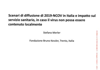 Ecco lo studio di Merler sull'arrivo del coronavirus in Italia 1