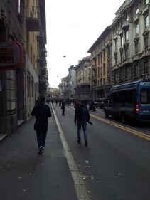 Milano, la manifestazione 2