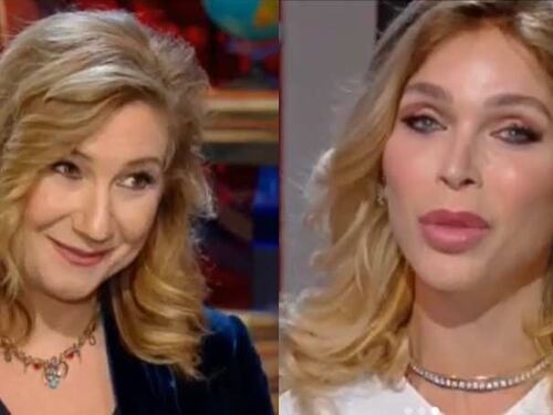 Lite in diretta tra la conduttrice e Vittoria Schisano: "Tutto questo mi disturba"