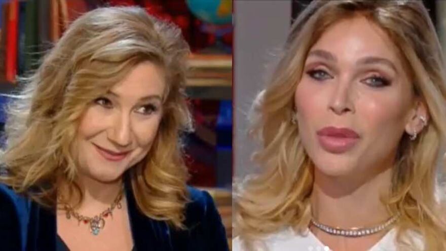 Lite in diretta tra la conduttrice e Vittoria Schisano: "Tutto questo mi disturba"