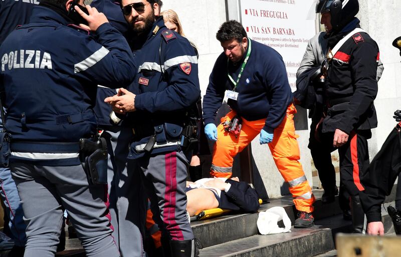 Spari al tribunale di Milano: le immagini dall'interno 2