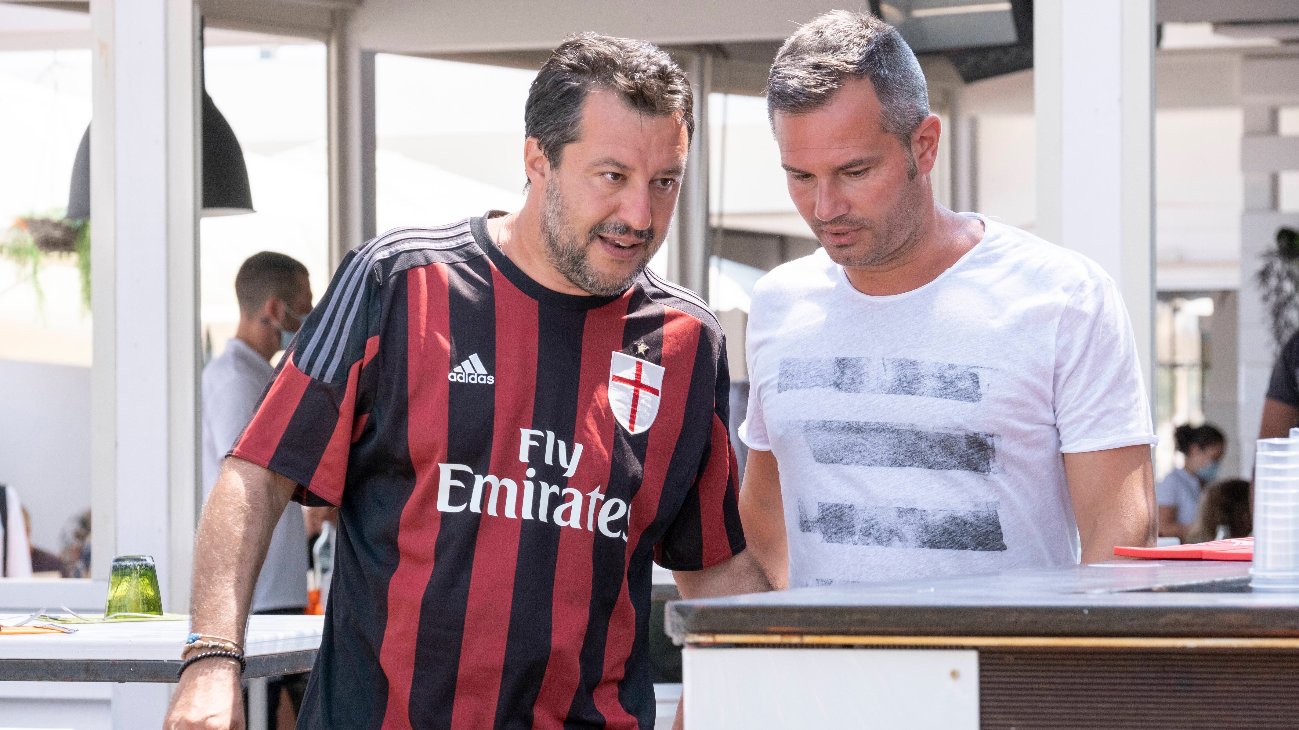 Salvini e il Milan (ma senza Letta): "Bravo Pioli, stadi aperti a aprile"