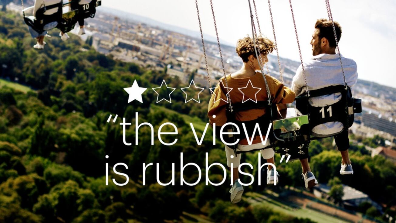 Le recensioni negative usate come spot turistico