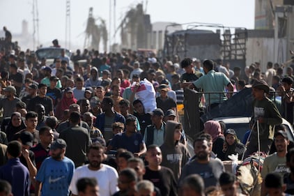 Caos aiuti a Gaza: le immagini della calca 4