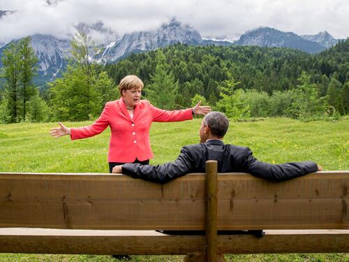 I leader del G7 immersi nella natura della Baviera
