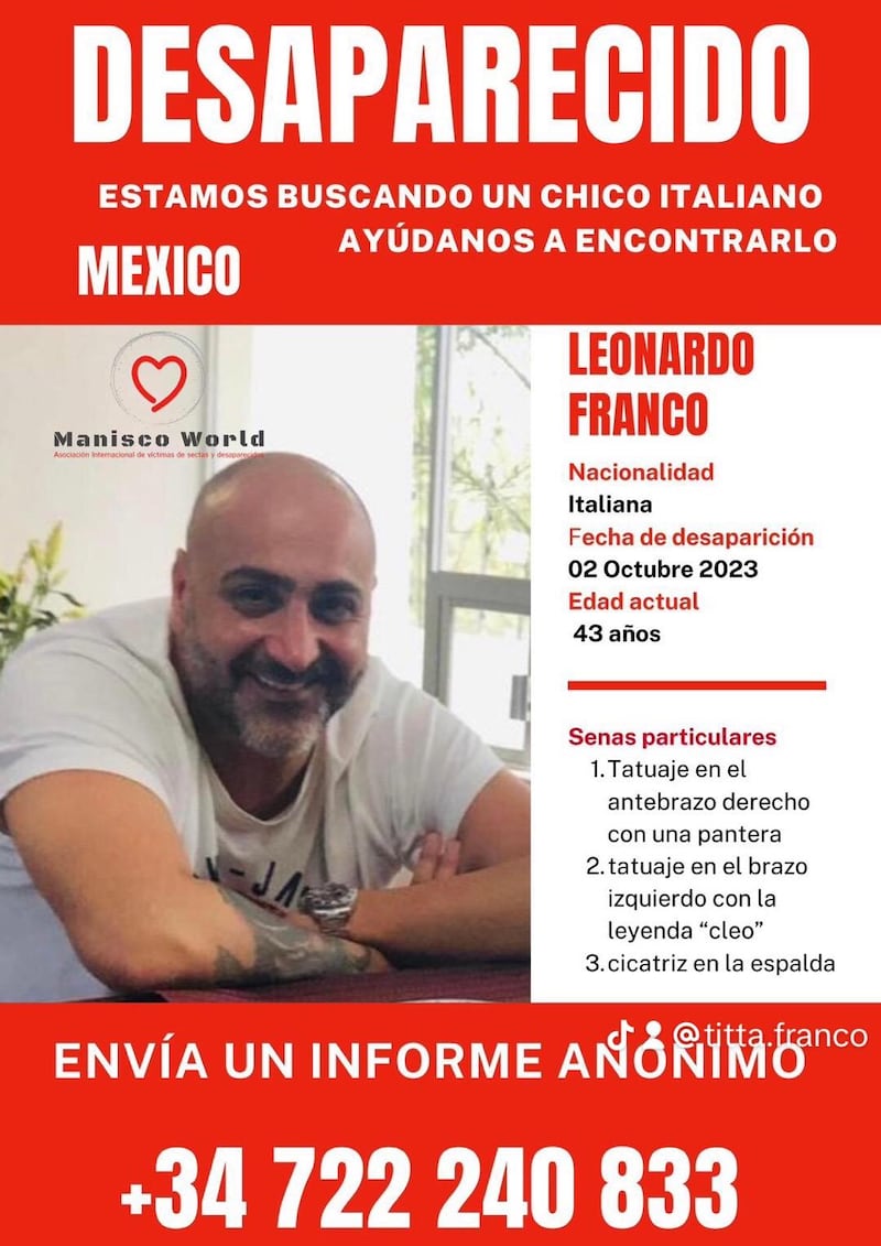 Le foto di Nardo Franco, italiano scomparso in Messico 5
