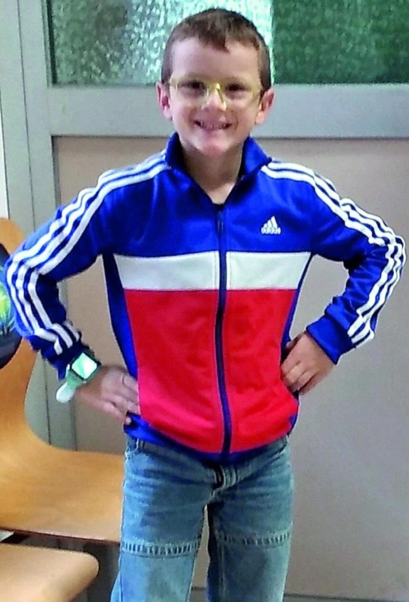 In foto il piccolo Giovanni Trame