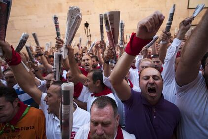 La storica corsa dei tori a Pamplona 4