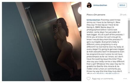 Kim Kardashian nuda su Instagram: foto 20