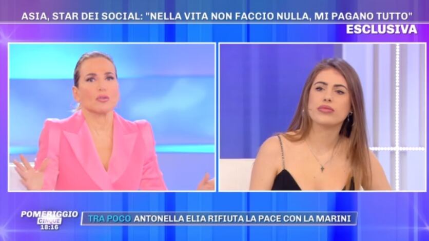Asia Gianese: "Molti signori si offrono per pagarmi le cose che voglio"