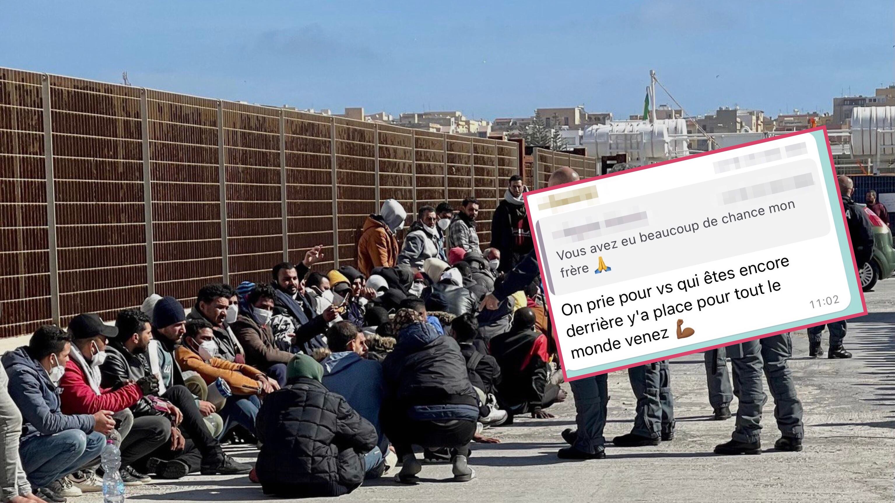 "C'è posto per tutti, venite". Il messaggio del clandestino inviato dopo lo sbarco a Lampedusa