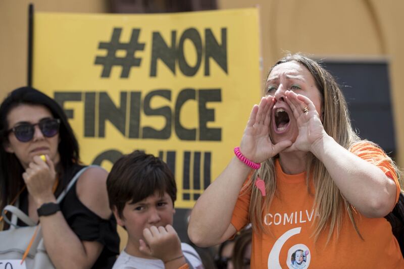 Decreto Vaccini, la protesta dei no-vax davanti a Montecitorio 2